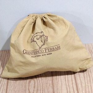 GIANFRANCO FERRARI Tan Color Protective Drawstring Storage Dust Bag, 17 x 14-in